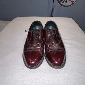 9 1/2 Maroon Florsheim Imperial Dress Shoes